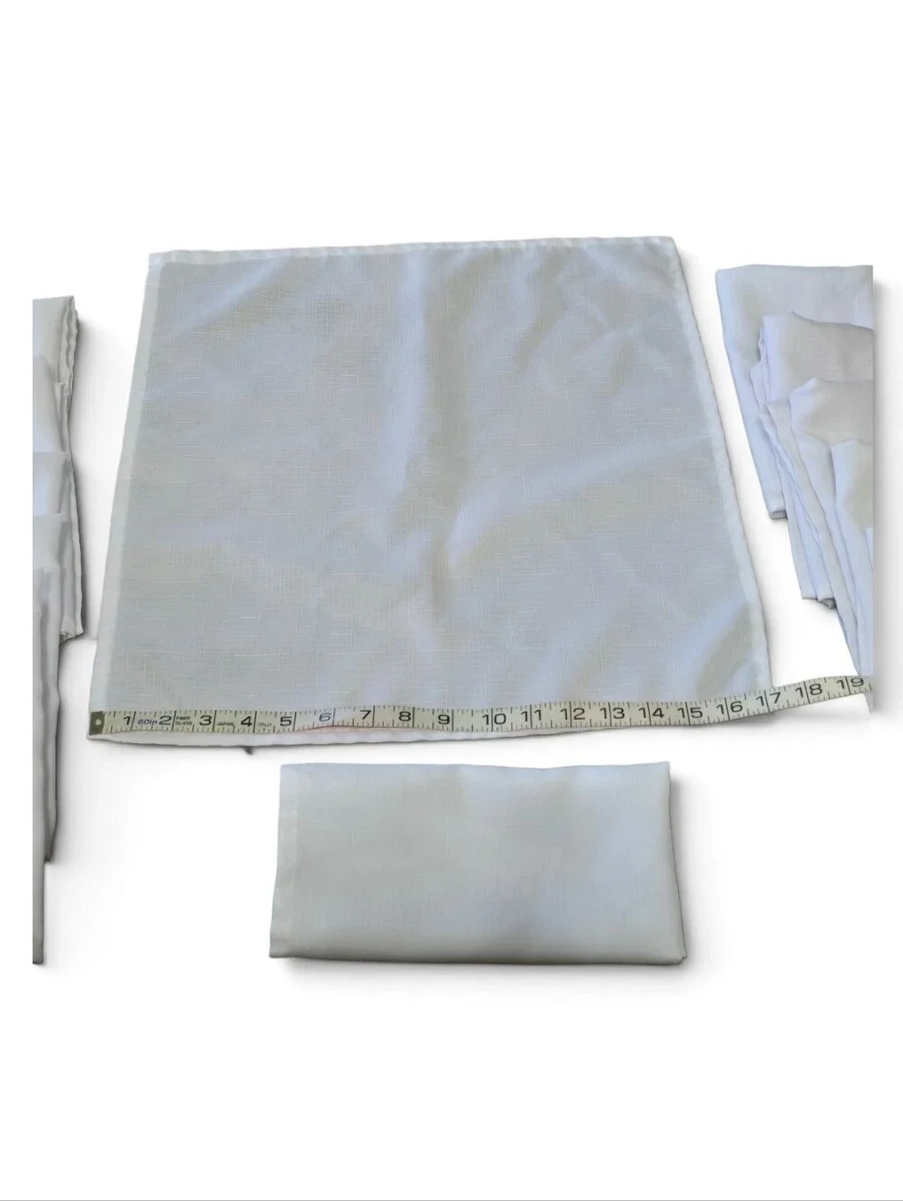 Set of White Cloth Napkins